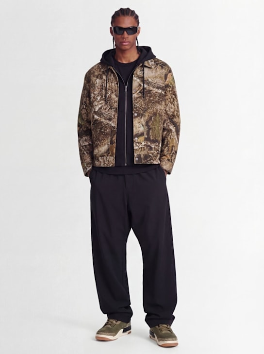 Jordan: Flight Chicago jacket - Medium Olive/Sa - men_1 | Luisa Via Roma