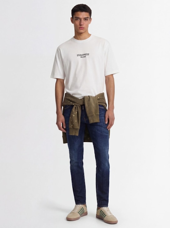 Dsquared2: Skater牛仔裤 - 蓝色 - men_1 | Luisa Via Roma