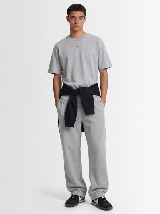 Nike: Nocta short sleeve t-shirt - Dk Grey Heather - men_1 | Luisa Via Roma