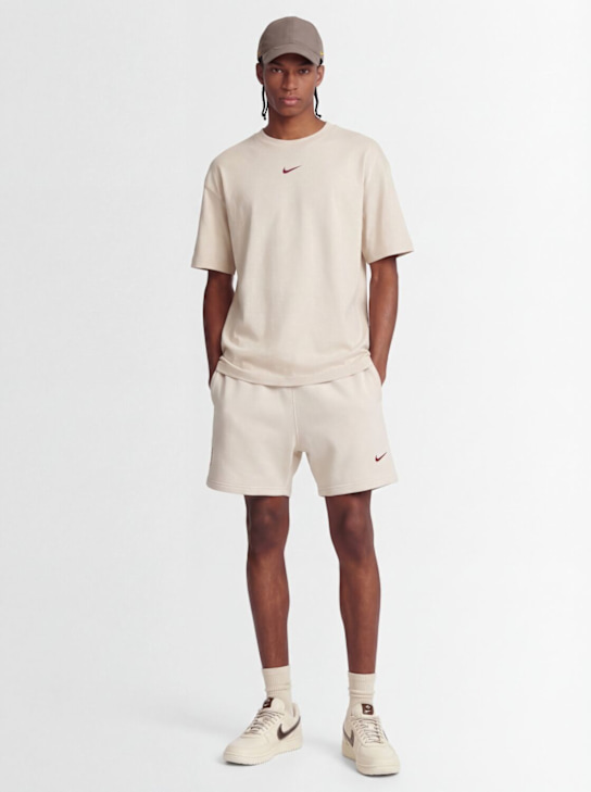 Nike: Nocta Cardinal cotton blend shorts - Orewood - men_1 | Luisa Via Roma