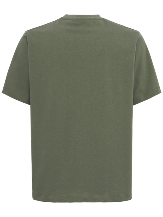 Pas Normal: Relaxed fit short sleeve t-shirt - Dark Celeste - men_1 | Luisa Via Roma