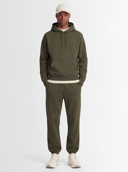 Nike: Nocta Fleece hoodie - Cargo Khaki - men_1 | Luisa Via Roma