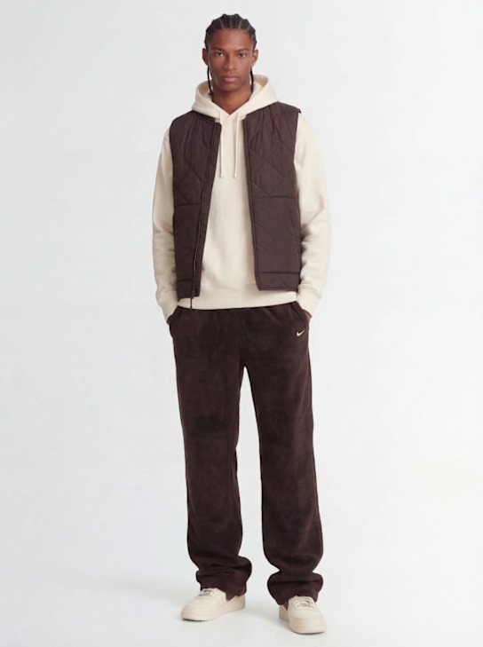 Nike: Nocta plush sweatpants - Baroque Brown - men_1 | Luisa Via Roma