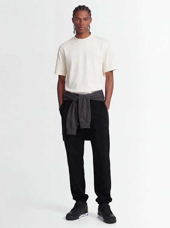 Jordan: Flight Fleece sweatpants - Black - men_1 | Luisa Via Roma