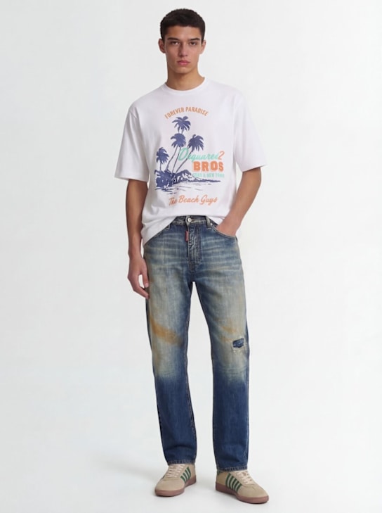 Dsquared2: Loose fit t-shirt - ホワイト - men_1 | Luisa Via Roma