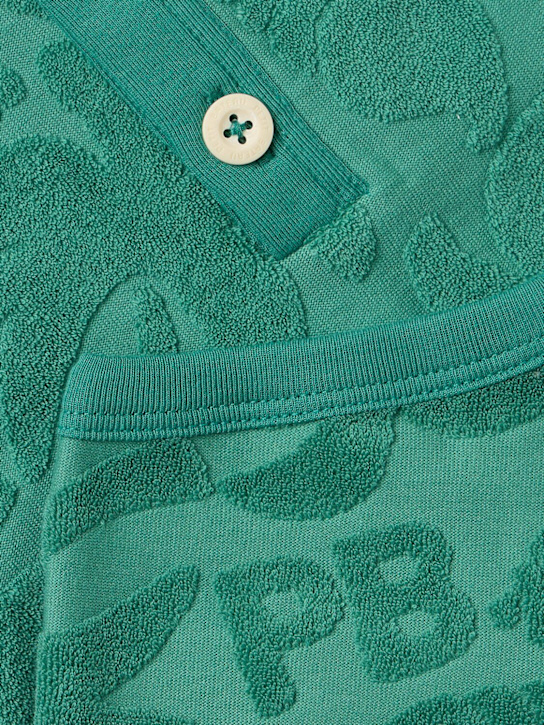 Petit Bateau: Cotton jersey romper - 绿色 - kids-girls_1 | Luisa Via Roma