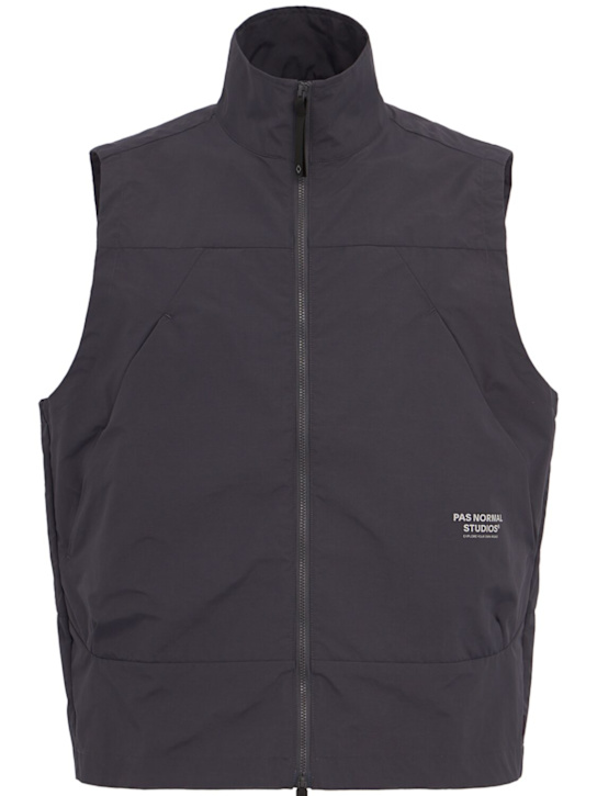Pas Normal: Utility vest - Steel - men_0 | Luisa Via Roma
