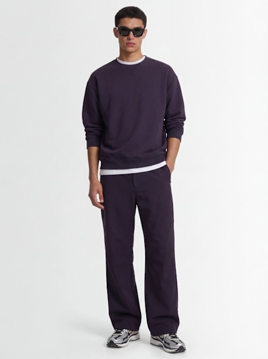 Nike: Sweat-shirt Wool Classics à col ras-du-cou - Cave Purple - men_1 | Luisa Via Roma