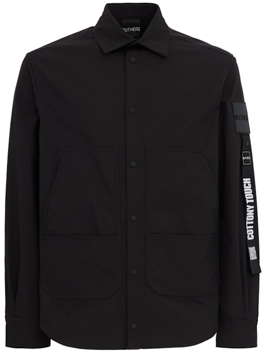 OUTHERE: Sander tech casual jacket - 黑色 - men_0 | Luisa Via Roma