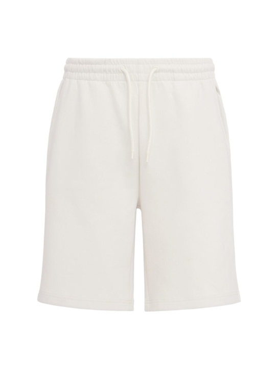 OUTHERE: Awake cotton blend Bermuda shorts - Off-White - men_0 | Luisa Via Roma