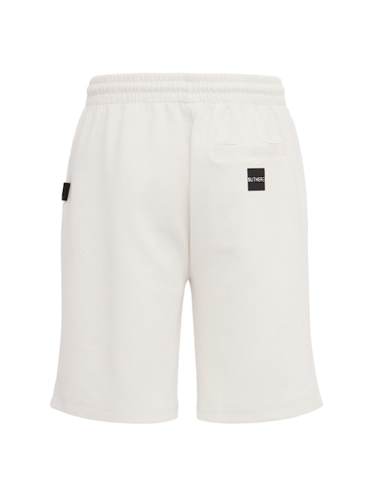 OUTHERE: Awake cotton blend Bermuda shorts - Off-White - men_1 | Luisa Via Roma