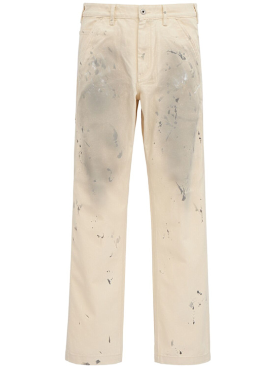 Roy Roger's: Painter wash pants - 白色 - men_0 | Luisa Via Roma