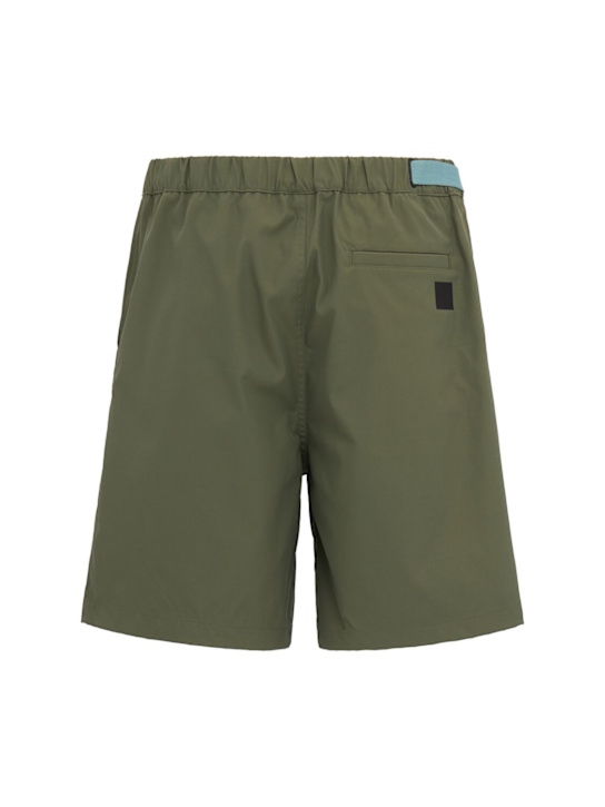OUTHERE: Reve tech Bermuda shorts - Olivine - men_1 | Luisa Via Roma