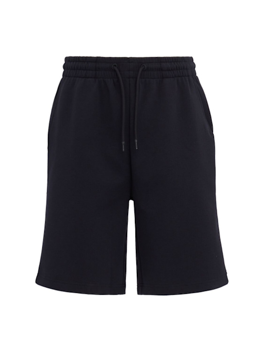 OUTHERE: Awake cotton blend Bermuda shorts - 海军蓝 - men_0 | Luisa Via Roma