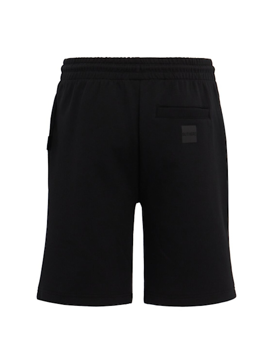OUTHERE: Awake cotton blend Bermuda shorts - Black - men_1 | Luisa Via Roma