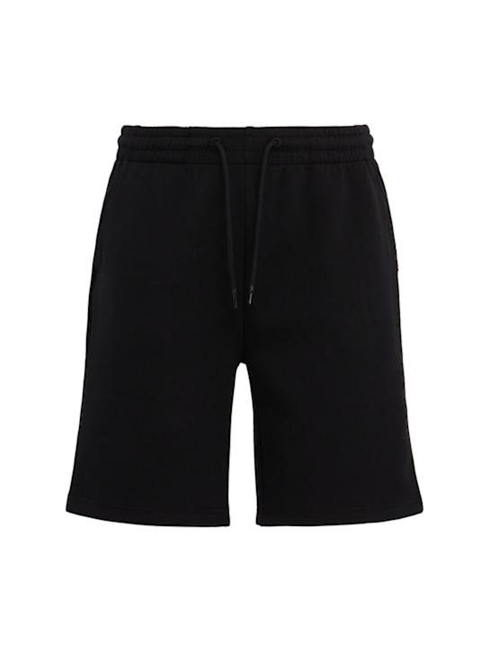 OUTHERE: Awake cotton blend Bermuda shorts - Black - men_0 | Luisa Via Roma