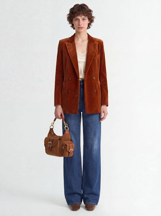Blazé Milano: Everynight cotton velvet blazer - women_1 | Luisa Via Roma