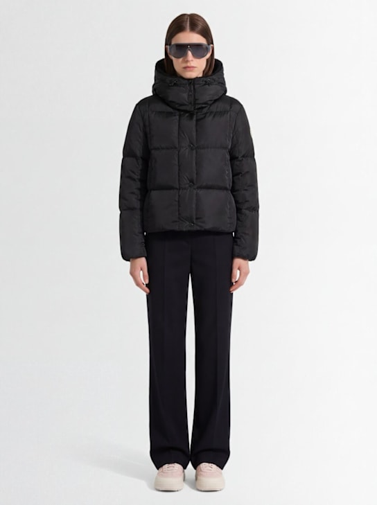 Moncler: Castelnou nylon down jacket - Black - women_1 | Luisa Via Roma