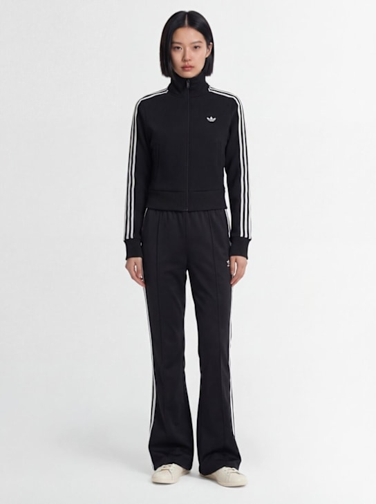 adidas Originals: Firebird track pants - 黑色 - women_1 | Luisa Via Roma