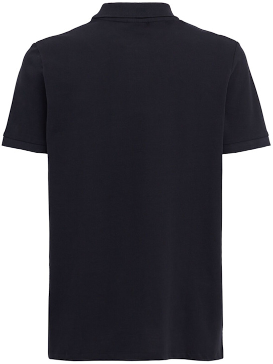OUTHERE: Arcadia cotton polo shirt - 海军蓝 - men_1 | Luisa Via Roma