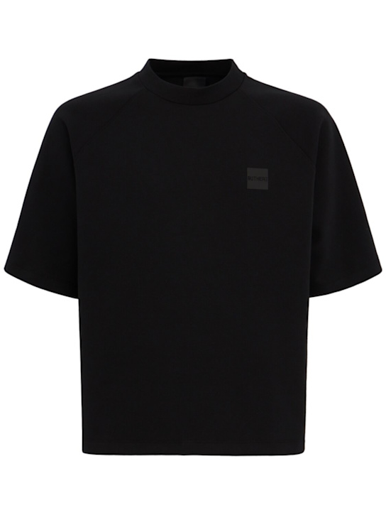 OUTHERE: Aloha cotton blend t-shirt - Noir - men_0 | Luisa Via Roma