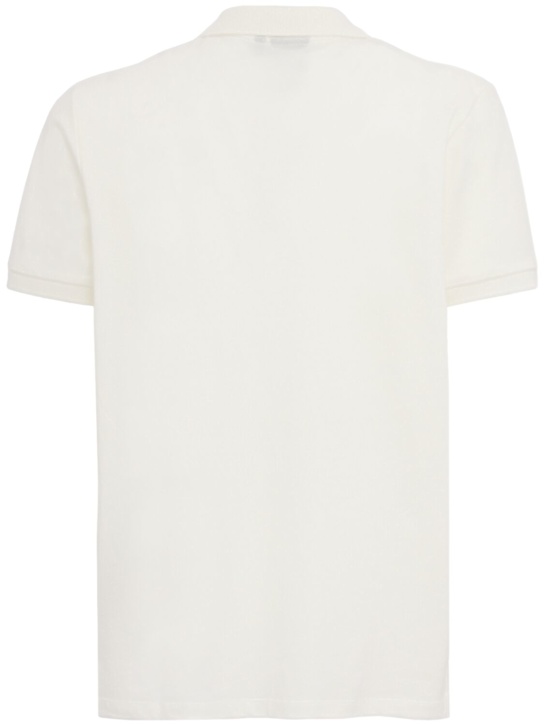 OUTHERE: Arcadia cotton polo shirt - 米白色 - men_1 | Luisa Via Roma