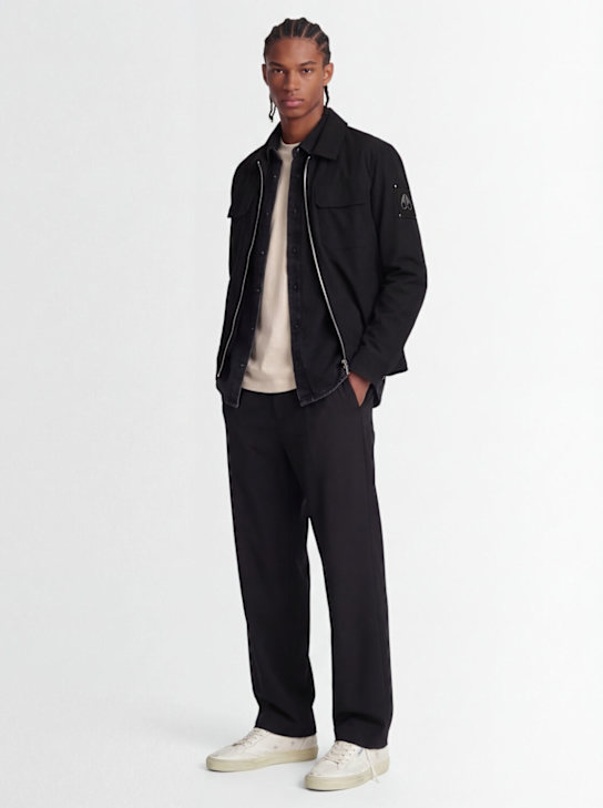 Moose Knuckles: Jacques jacket - Black - men_1 | Luisa Via Roma