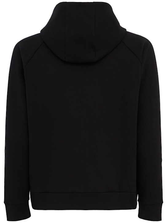 OUTHERE: Aura cotton blend zip-up sweatshirt - Nero - men_1 | Luisa Via Roma
