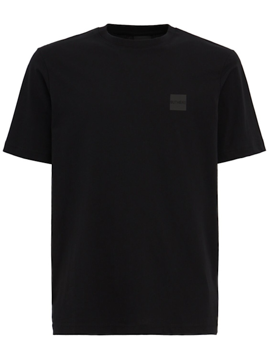 OUTHERE: Bliss cotton t-shirt - 黑色 - men_0 | Luisa Via Roma