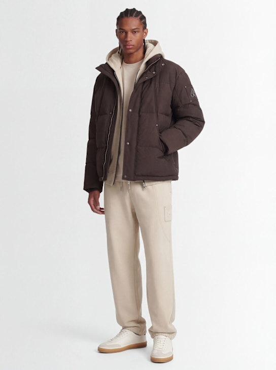 Moose Knuckles: Chaqueta de plumas - Café Espresso - men_1 | Luisa Via Roma