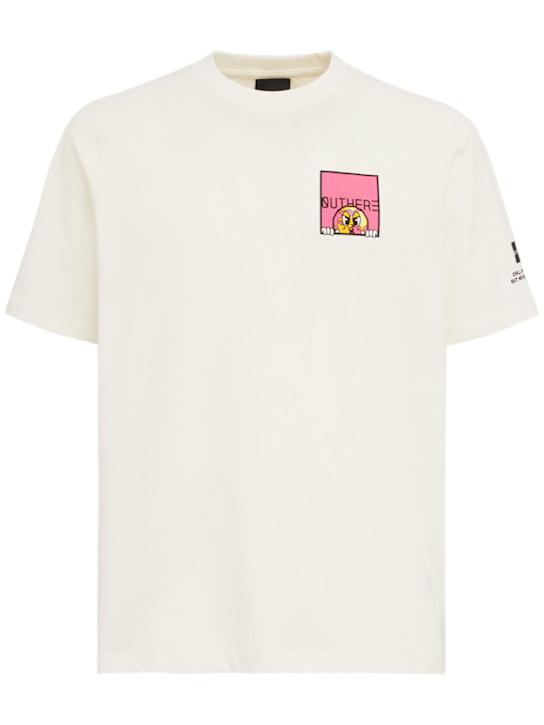 OUTHERE: Selen cotton t-shirt - 米白色 - men_0 | Luisa Via Roma