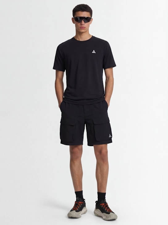 Nike: ACG Solar Chase Dri-FIT ADV tee - Black/Black/Sum - men_1 | Luisa Via Roma