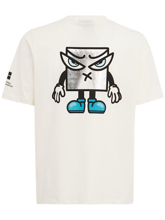 OUTHERE: Dawn cotton t-shirt - 米白色 - men_1 | Luisa Via Roma