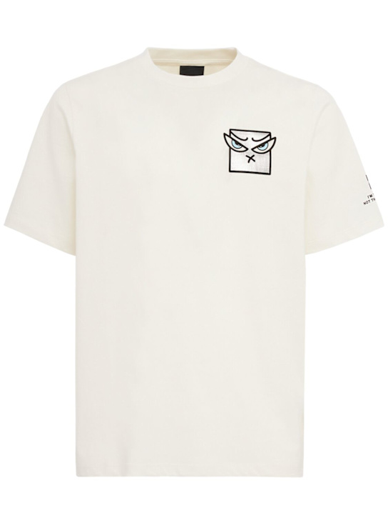 OUTHERE: Dawn cotton t-shirt - 米白色 - men_0 | Luisa Via Roma