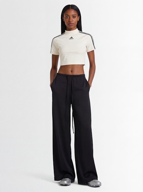 adidas Originals: Teamgeist crop top - White - women_1 | Luisa Via Roma
