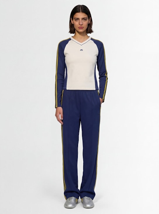 adidas Originals: Miaou base layer top - White - women_1 | Luisa Via Roma