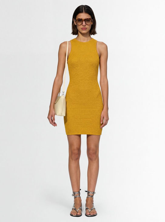 Laneus: Knitted dress - Zafferano - women_1 | Luisa Via Roma