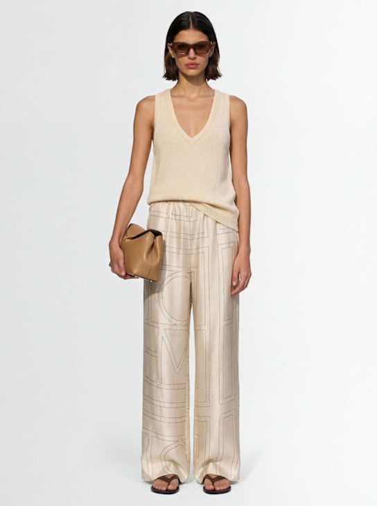Laneus: 针织V领背心 - Panna/Cream - women_1 | Luisa Via Roma