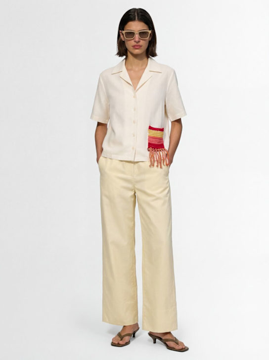 Laneus: 宽松版型衬衫 - Panna/Cream - women_1 | Luisa Via Roma