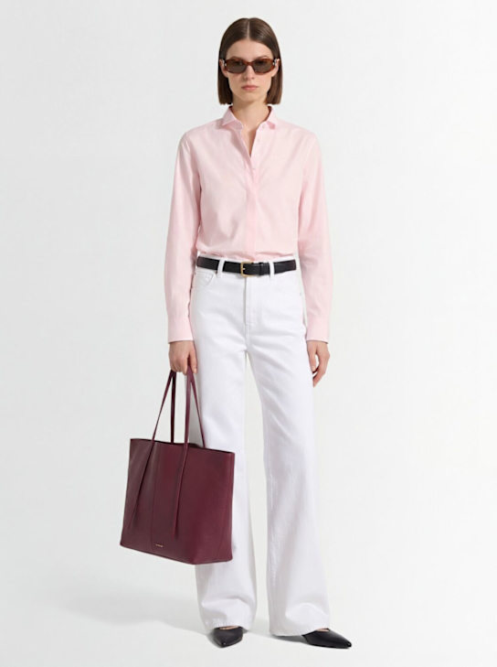 Marie Marot: Paule cotton shirt - 粉色 - women_1 | Luisa Via Roma