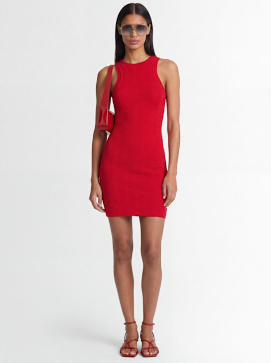 Laneus: Knitted dress - Rojo - women_1 | Luisa Via Roma