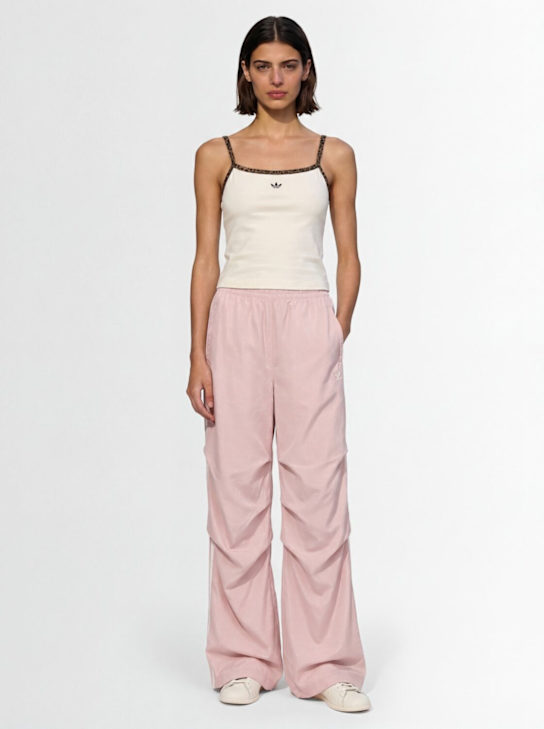 adidas Originals: Teamgeist褶饰运动裤 - New Rose - women_1 | Luisa Via Roma