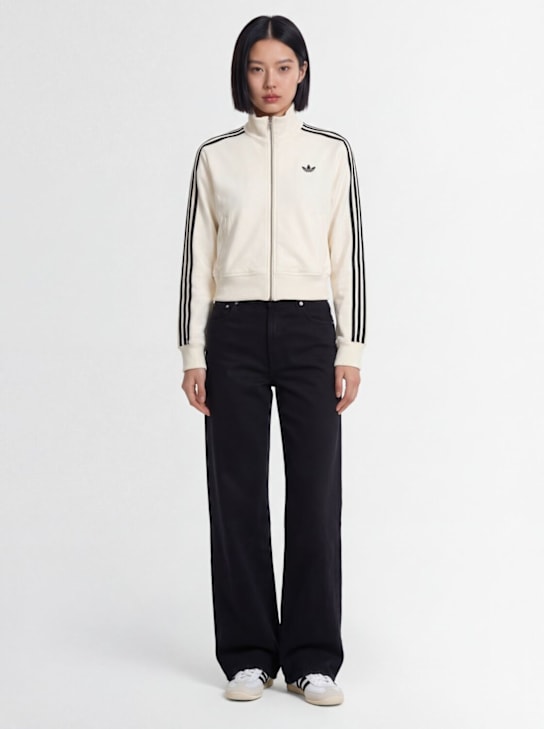 adidas Originals: Firebird track top - Cloud White - women_1 | Luisa Via Roma