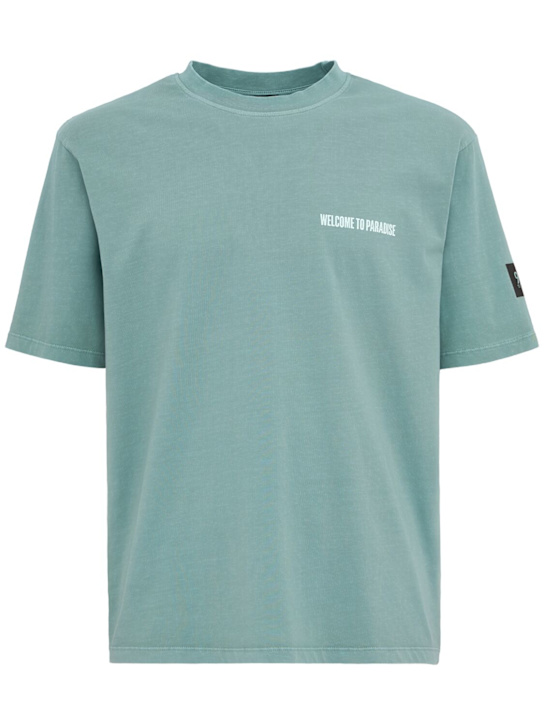 OUTHERE: Glare cotton t-shirt - Breeze - men_0 | Luisa Via Roma