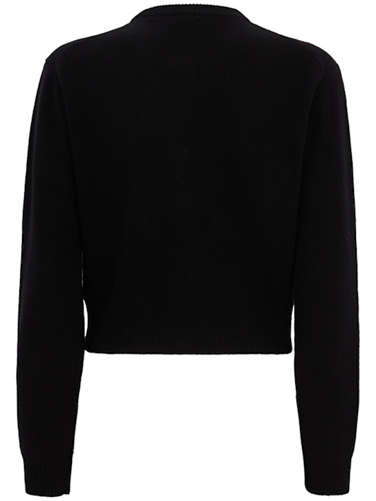 Chloé: Horse capsule knit cardigan - Black - women_1 | Luisa Via Roma