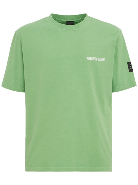OUTHERE: Glare cotton t-shirt - Verdant - men_0 | Luisa Via Roma
