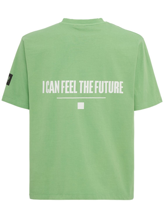 OUTHERE: Glare cotton t-shirt - Verdant - men_1 | Luisa Via Roma