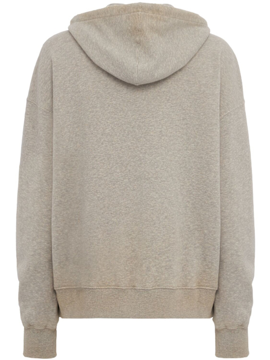 Golden Goose: Journey cotton hoodie - 麻灰色 - men_1 | Luisa Via Roma