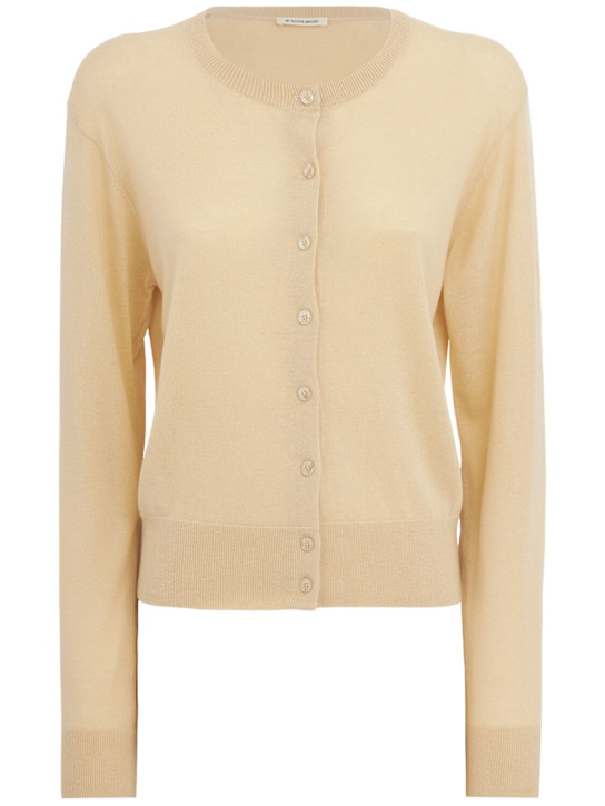 By Malene Birger: Montie wool blend sweater - 浅黄色 - women_0 | Luisa Via Roma