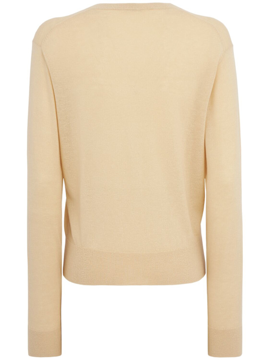 By Malene Birger: Montie wool blend sweater - 浅黄色 - women_1 | Luisa Via Roma